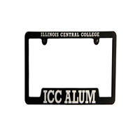 License Plate Frame Icc Alum