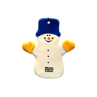 Ornament Snowman With Hat & Mittens