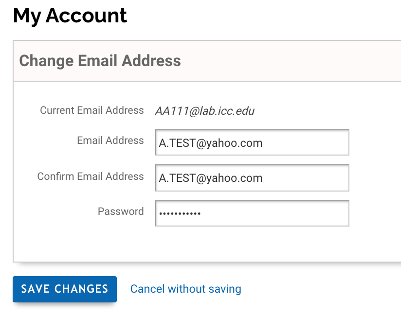 Change Email
