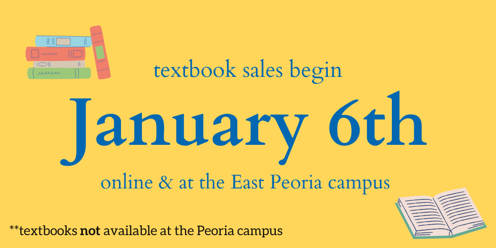 Textbook Sales Begin January 6