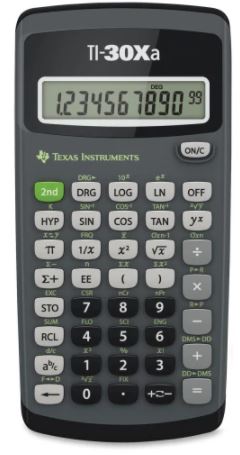 Calculator, Ti-30Xa