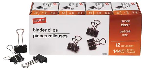 Binder Clips, Small