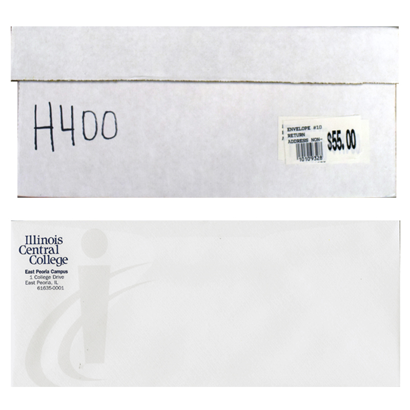 Envelope, #10 Return Address (Non-Window, Non-Insertable, No Security Tint)