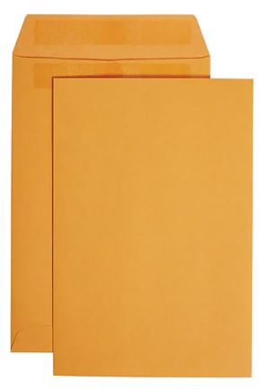 Envelopes, Catalog, 6 X 9, Gummed