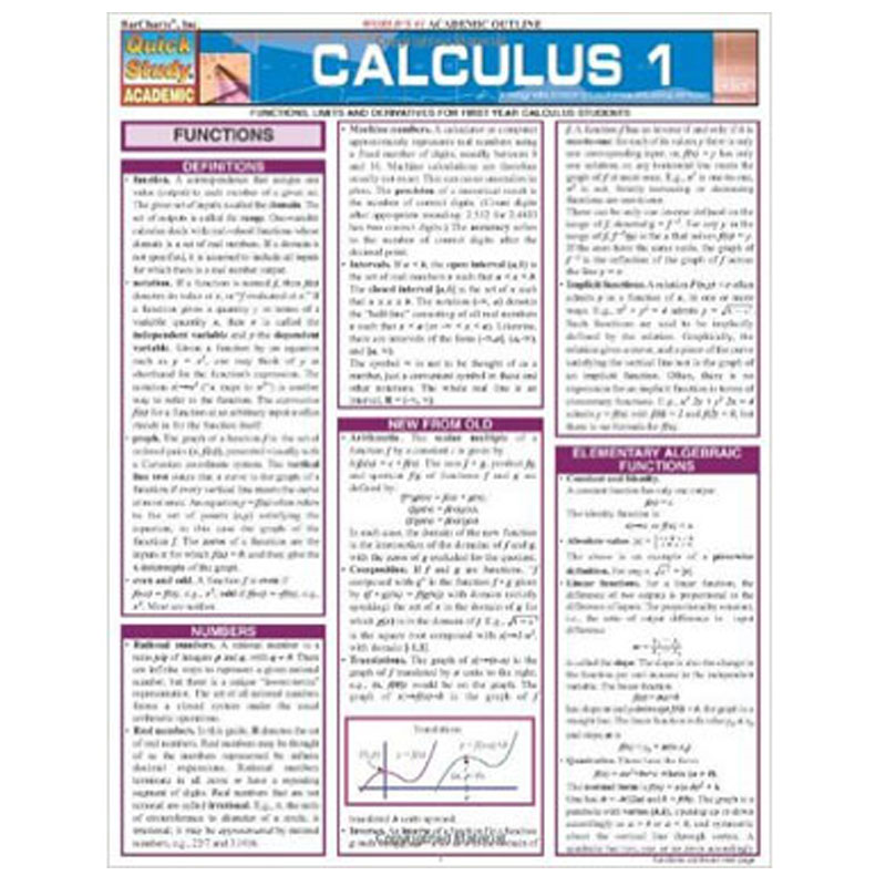 Calculus 1 (SKU 10152935142)
