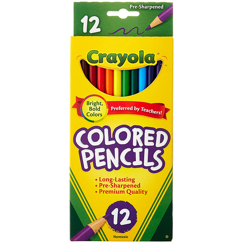 Pencil Set Colored 12 Pc Crayola