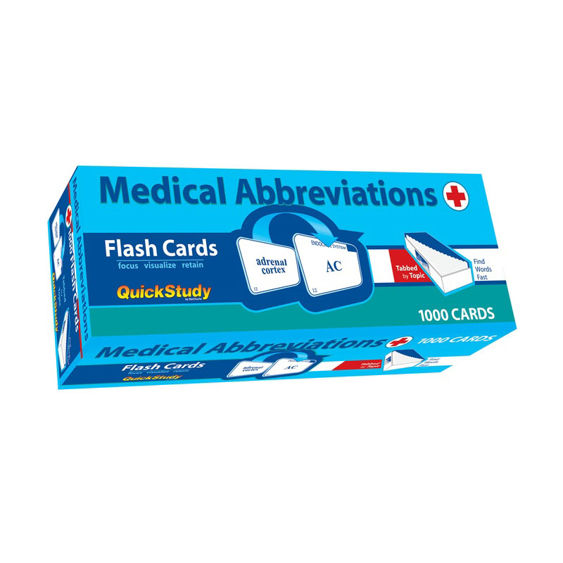 Medical Abbreviations Flash Cards (SKU 10273500143)
