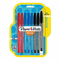 Pen Paper Mate Injoy 8 Pk Business Colors