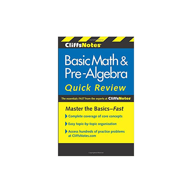 Basic Math And Pre Algebra Quick Review (SKU 10405420128)