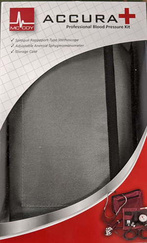 SPHYGMOMANOMETER (BLOOD PRESSURE CUFF) W/CASE ACCURA (NON RETURNABLE)