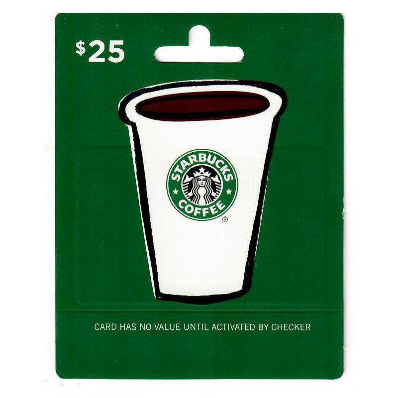 Starbucks $25 (SKU 10424414161)