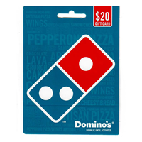 Dominos Pizza $20