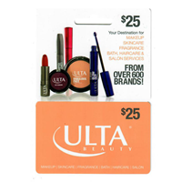 Ulta Cosmetics $25