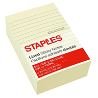 Notes Self Stick Post It 4 X 6 Lined 5 Pack