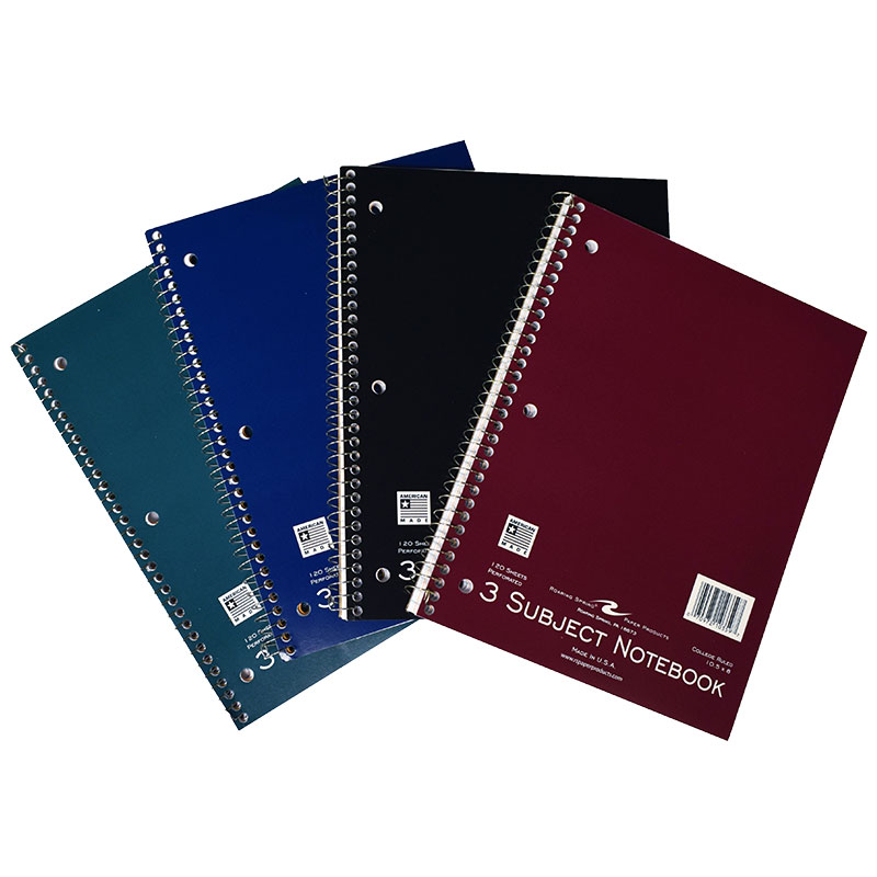 Notebook 3 Sub Basic Roaring Springs Assorted Colors (SKU 10432440185)