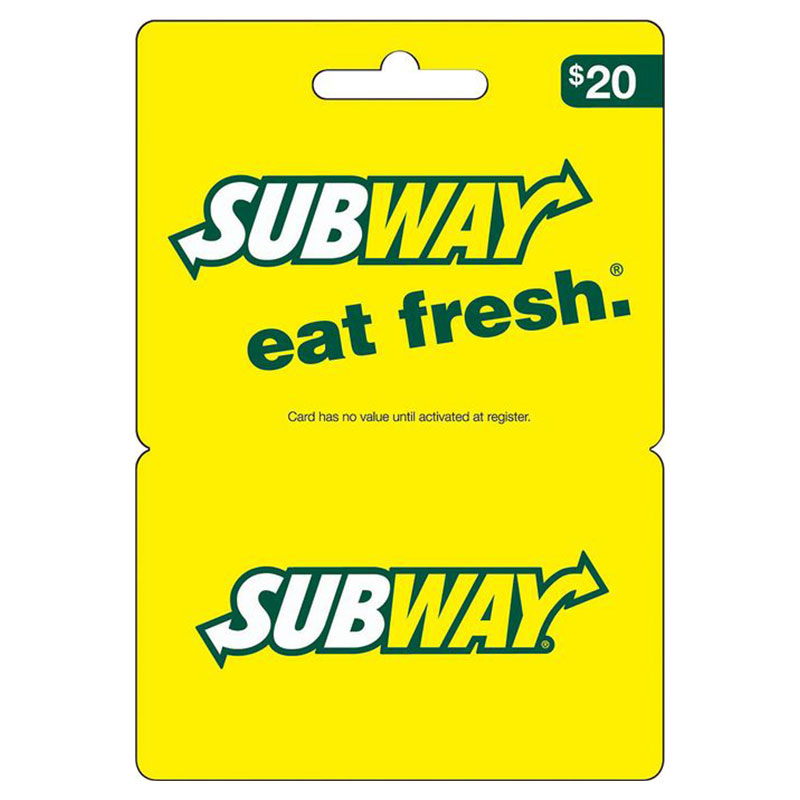Subway $20 (SKU 10442616161)