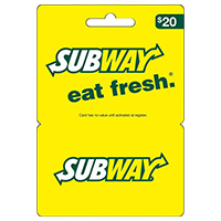 Subway $20