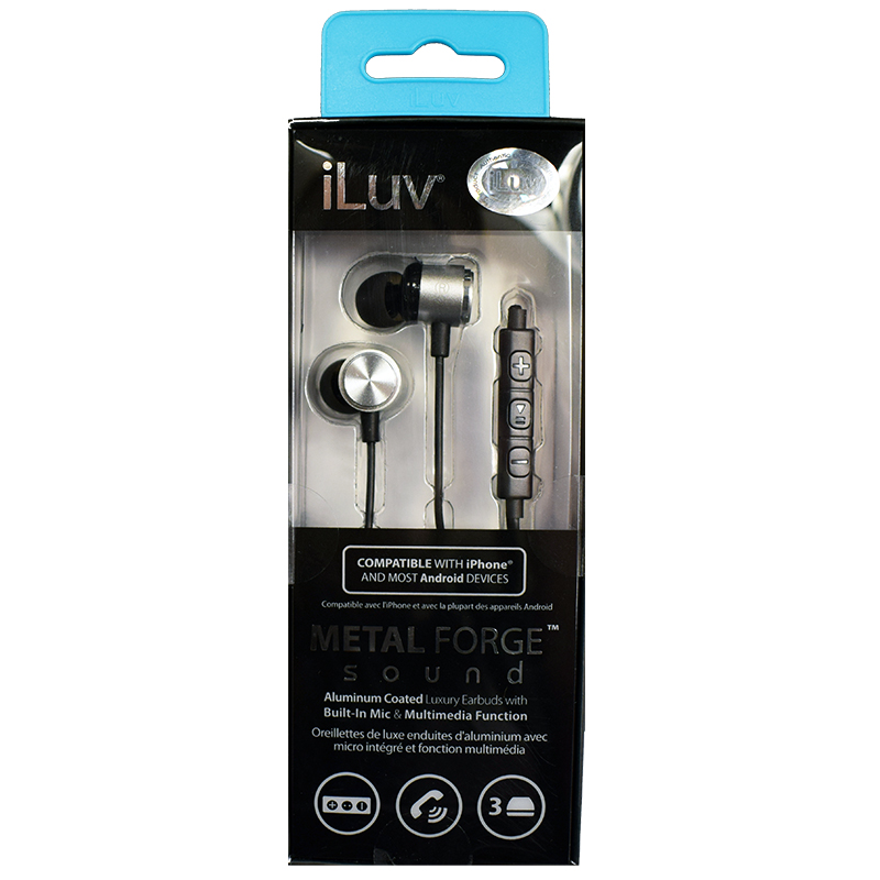 Headphones Iluv Black And Silver (SKU 10443538186)