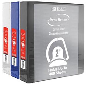 Binder 2 Inch View Bazic
