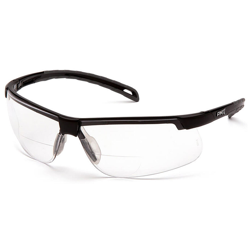 Safety Glasses Ever-Lite Black Frame Anti Fog Lens (SKU 10455722147)