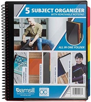 Poly Organizer 5 Sub With Notepad