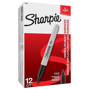 Pen Sharpie Fine Box Black