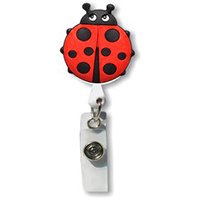 Badge Reel Ladybug Kellis