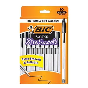 PEN BIC CRISTAL XTRA SMOOTH BLUE 10PK