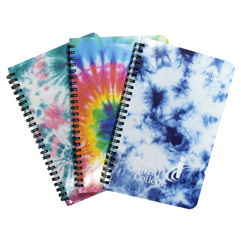 Planner Calendar Weekly Tie-Dye 2022-2023  - Specify Color Preference In Order Comments