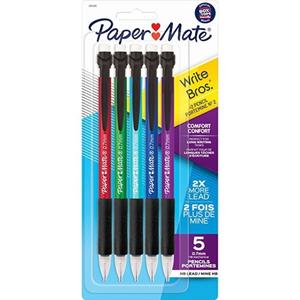 Pencil Papermate Write Bros .7 Mm 5Pk
