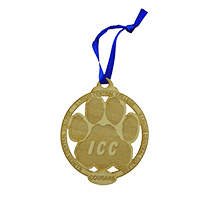 Ornament Wooden Paw Icc