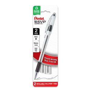 PEN PENTEL RSVP 2PK