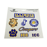 Sticker Set Cougars Various Icc Insignia