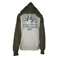 sale SWEATSHIRT HOODED VINTAGE COLORED SLEEVE