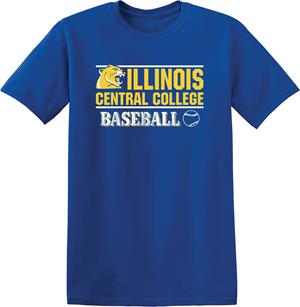 Tshirt Baseball Distressed Lettering