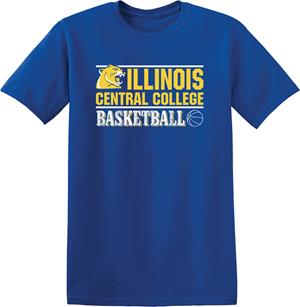 Tshirt Basketball Distressed Lettering