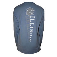 TSHIRT LONG SLEEVE COUGAR PENNANT ON BACK