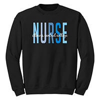 Sweatshirt Crew Nurse Icc Cursive