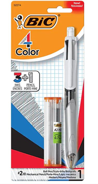 4-In-1 Pencil/Pen Combo .7Mm
