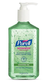 Hand Sanitizer Purell 12 Oz Soothing Gel