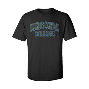 BASIC TSHIRT ICC IN SCHOOL COLORS ROYAL/YELLOW OUTLINE