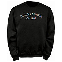 SWEATSHIRT CREW EMBROIDERY MULTI COLOR