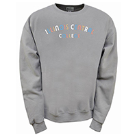 SWEATSHIRT CREW EMBROIDERY MULTI COLOR