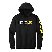 SWEATSHIRT HOODED ICC | COUGARHEAD COUGARS ON SLEEVE