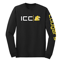 TSHIRT LONG SLEEVE ICC | COUGARHEAD COUGARS ON SLEEVE