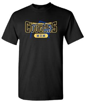 Tshirt Mom Cougars Black