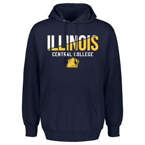 SWEATSHIRT HOODED ILLINOIS CC FADE