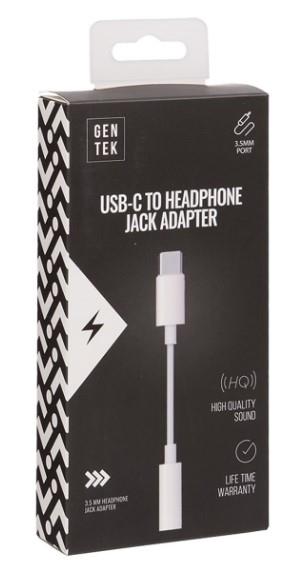 Headphone Adapter Usb-C Gentek