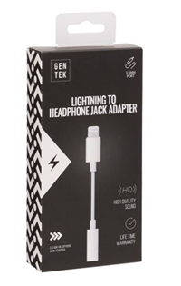 Headphone Adapter Lightning Gentek