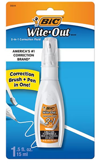 Correction Fluid 2-In-1